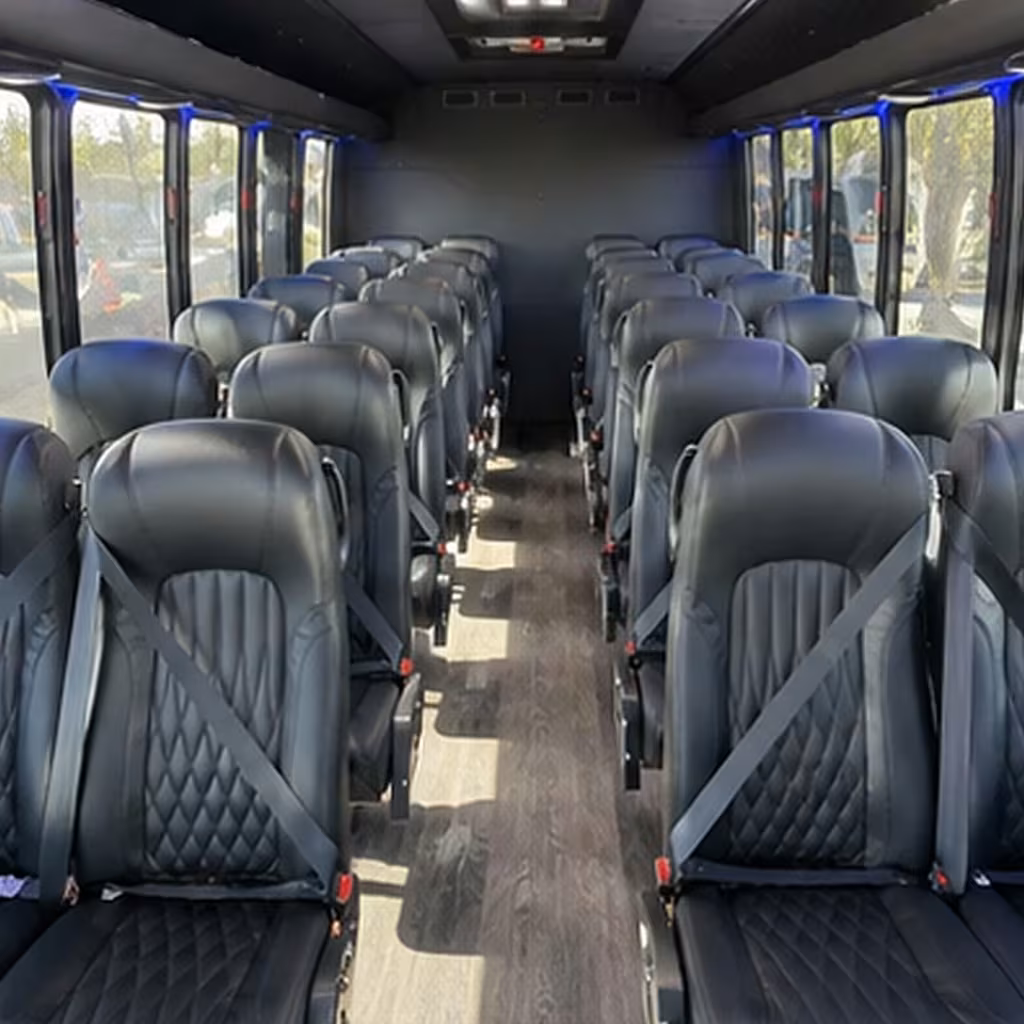 25 passenger minibus inside
