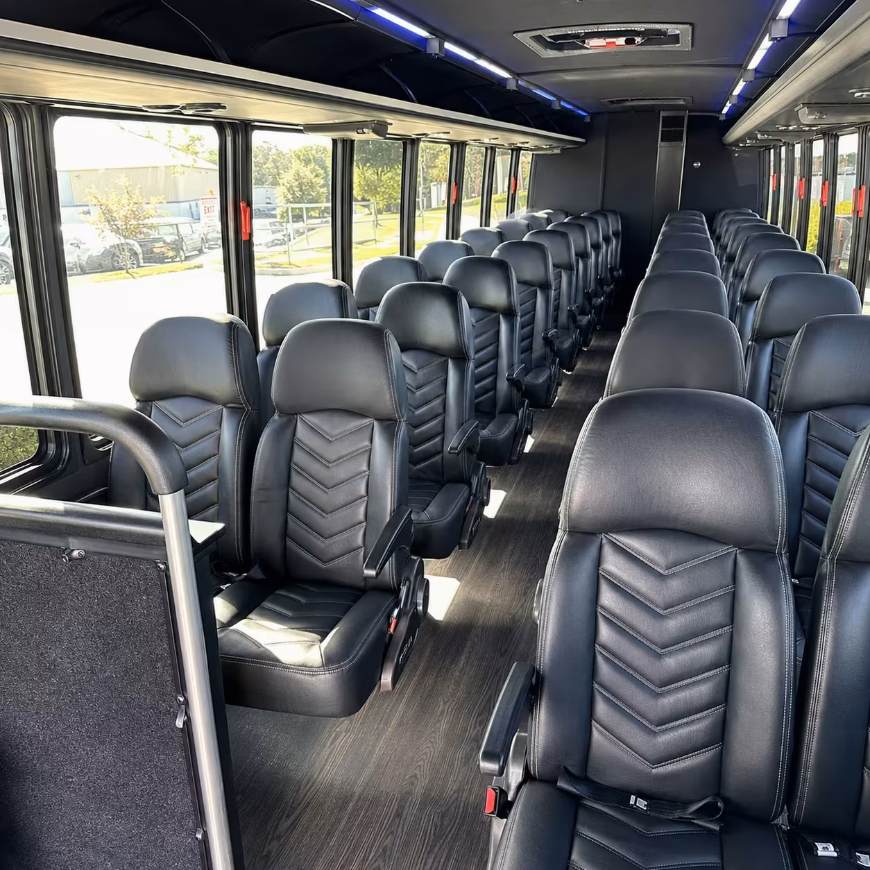 25 passenger minibus interior