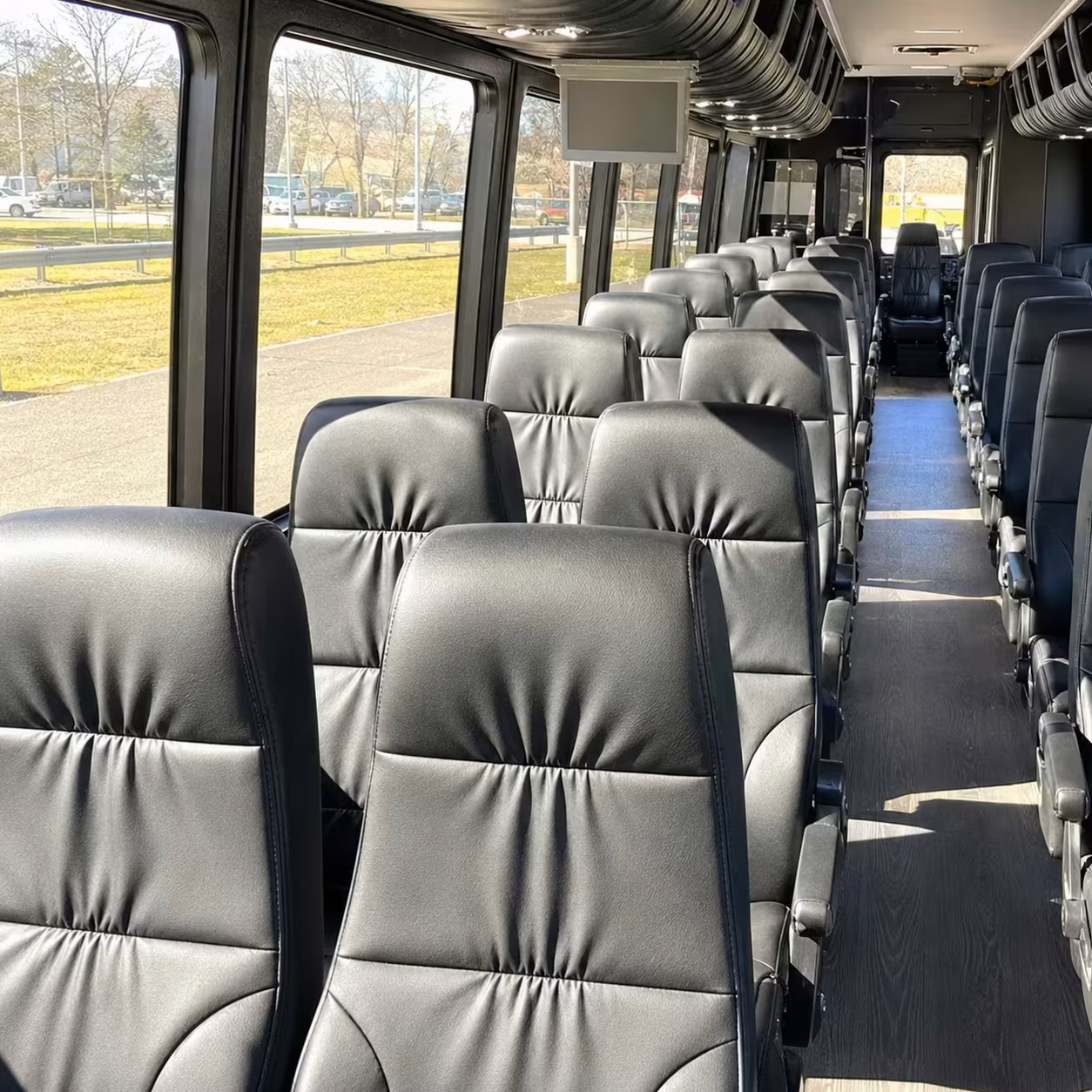 28 passenger minibus interior