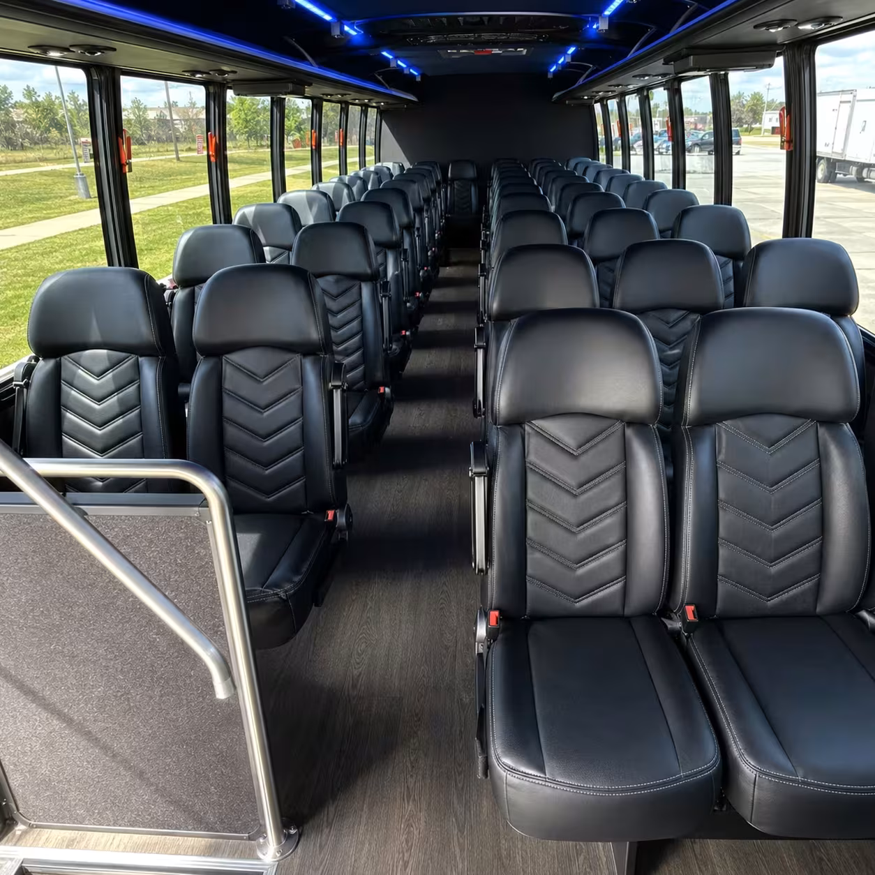 35 passenger minibus interior