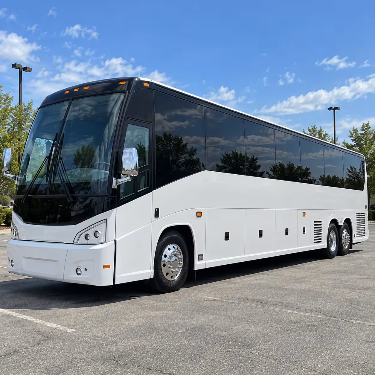 long distance charter bus rentals for alameda weddings and events