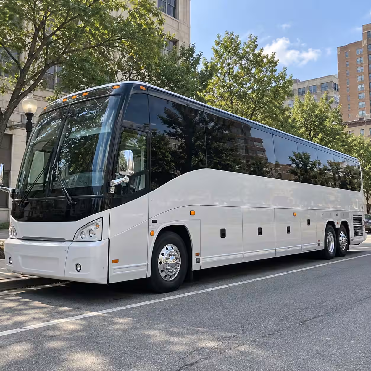 sports team fan charter bus rentals in alameda